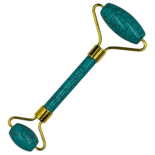 Load image into Gallery viewer, Blue Howlite Crystal Facial Roller - Down To Earth

