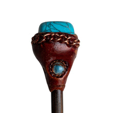 Load image into Gallery viewer, Blue Howlite Crystal Hair Stick - Down To Earth
