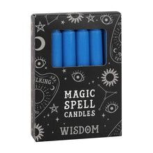 Load image into Gallery viewer, Blue Wisdom Magic Spell Candles - Down To Earth
