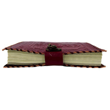 Load image into Gallery viewer, Buddha Leather Journal With a Lock Pages - Down To Earth
