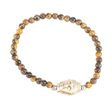 Load image into Gallery viewer, Buddha Stone Bracelet with White background - Down To Earth
