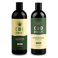 Load image into Gallery viewer, CBD Daily Shampoo and Conditioner - Down To Earth
