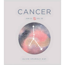 Load image into Gallery viewer, Cancer Zodiac Astrology Book by Alice Sparkly Kat - Down To Earth
