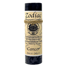 Load image into Gallery viewer, Cancer Zodiac Pillar Candle - Down To Earth
