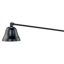 Load image into Gallery viewer, Stainless Steel Candle Snuffer black on a white background snuffer angle - Down to Earth
