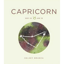 Load image into Gallery viewer, Capricorn Zodiac Astrology Book by Kelsey Branca - Down To Earth
