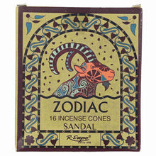 Load image into Gallery viewer, Capricorn Sandal Zodiac Incense Cones - Down To Earth
