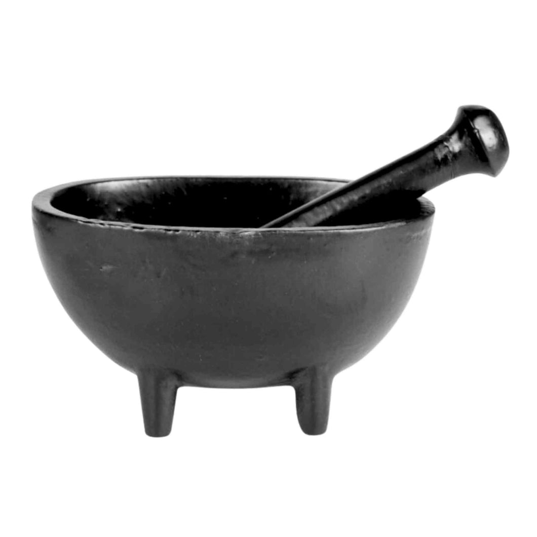 Cast Iron Mortar & Pestle - Down To Earth