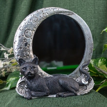 Load image into Gallery viewer, Cat on Moon Mirror styled photo - Down to Earth
