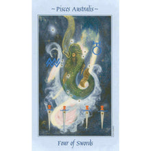 Load image into Gallery viewer, Celestial Tarot Four of Swords Card - Down To Earth
