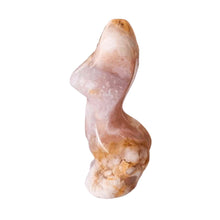 Load image into Gallery viewer, Cherry Blossom Agate Goddess Crystal Torso - Down To Earth
