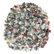 Load image into Gallery viewer, Bloodstone Crystal Chips on a white background studio photo - Down to Earth
