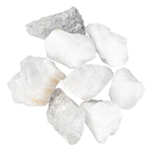 Load image into Gallery viewer, Clear Quartz Raw on a white background - Down to Earth 
