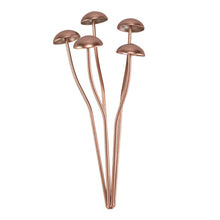 Load image into Gallery viewer, Copper Mushroom Cluster front facing on a white background - Down To Earth
