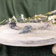 Load image into Gallery viewer, Crow Skull Resin Keychain Group Photo on a style background - Down To Earth
