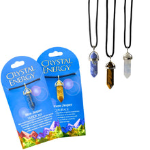 Load image into Gallery viewer, Crystal Energy Pendant Necklaces - Down To Earth
