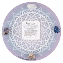 Load image into Gallery viewer, Protection Crystal Grid Kit on a white background - Down to Earth
