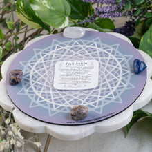 Load image into Gallery viewer, Protection Crystal Grid Kit on a white surface - Down to Earth
