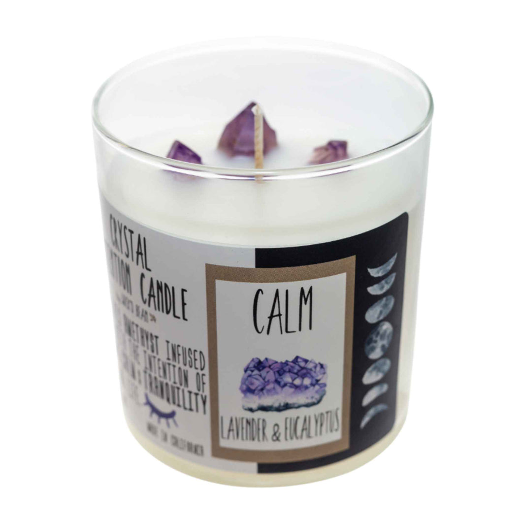 Crystal Intention Candle Calm - Down To Earth