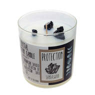 Crystal Intention Candle Protection - Down To Earth