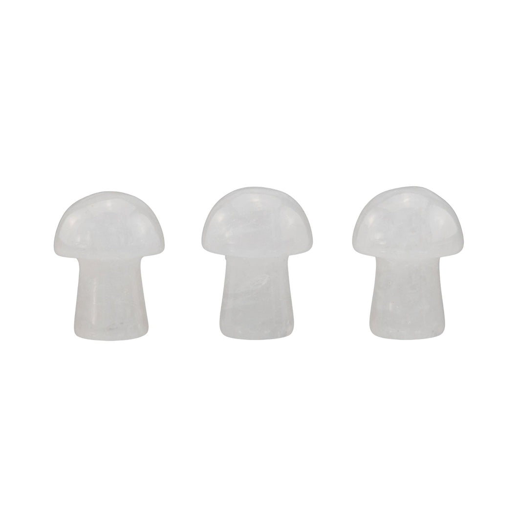 Clear Quartz Mini Crystal Mushroom - Down To Earth