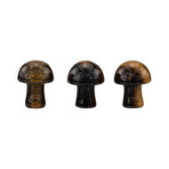 Tiger's Eye Mini Crystal Mushroom - Down To Earth
