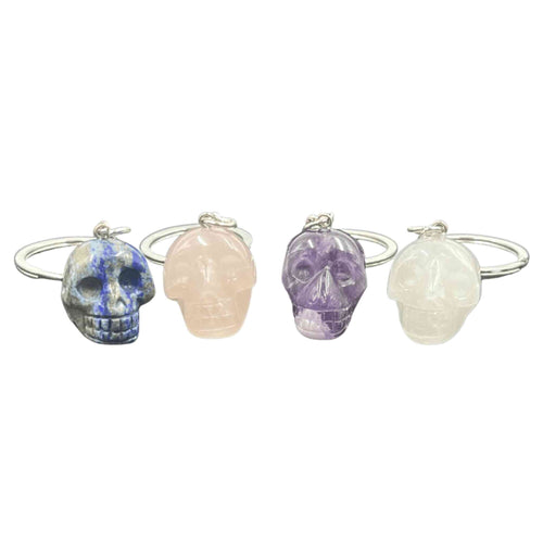 Crystal Skull Keychains - Down To Earth
