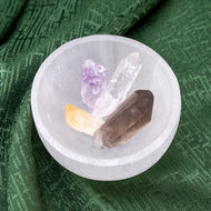 Crystal Point Collection Bowl Styled - Down To Earth