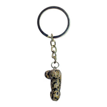 Load image into Gallery viewer, Dalmatian Crystal Phallus Keychain - Down To Earth
