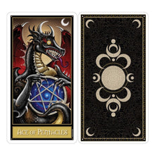 Load image into Gallery viewer, Deviant Moon Tarot Deck front and back of cards on a white background - Down To Earth
