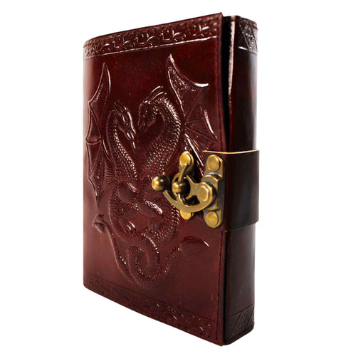 Double Dragon Leather Journal - Down To Earth