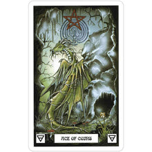 Load image into Gallery viewer, Dragon Tarot Deck Ace of Coins Tarot Card - Down To Earth
