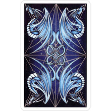 Load image into Gallery viewer, Dragon Tarot Deck Back of Tarot Card Artwork - Down To Earth
