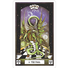 Load image into Gallery viewer, Dragon Tarot Deck The Fool Tarot Card - Down To Earth
