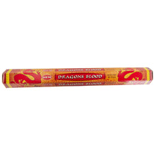 Load image into Gallery viewer, "Pack of HEM Dragons Blood incense sticks on a white background," - Down to Earth.
