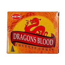 Load image into Gallery viewer, Dragons Blood HEM Incense Cones - Down To Earth
