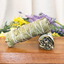 Load image into Gallery viewer, Eucalyptus Smudge Stick on a style background - Down To Earth
