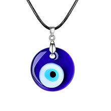 Load image into Gallery viewer, Protective Talisman Evil Eye Dark Blue Pendant - Down to Earth
