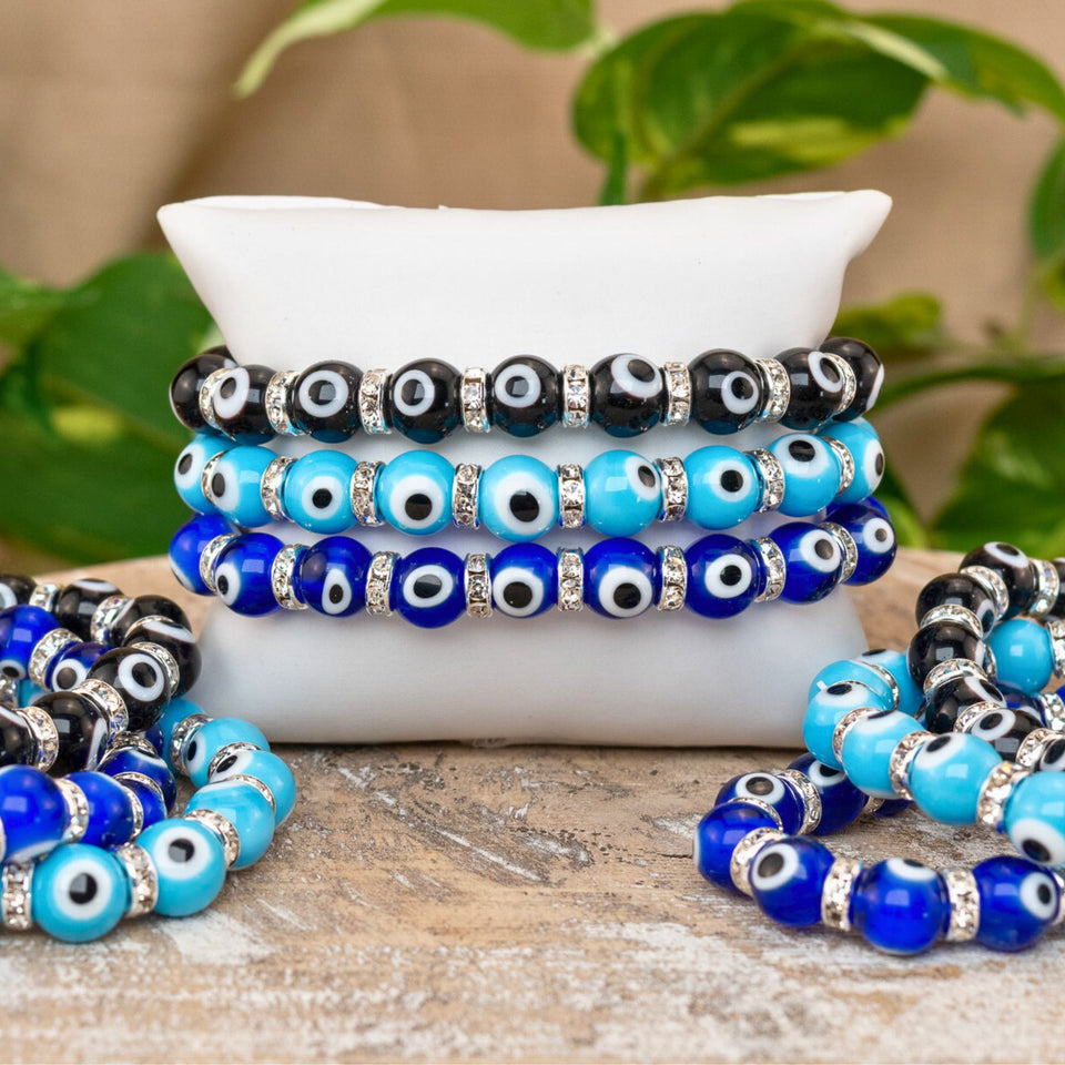 Evil Eye Bracelet Beaded Bracelets - Down To Earth