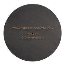 Load image into Gallery viewer, Floral Upright Incense Holder Dark back side displayed on a white background - Down To Earth
