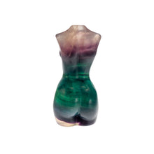 Load image into Gallery viewer, Fluorite Crystal Goddess Torso Back - Down To Earth
