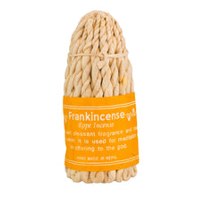 Load image into Gallery viewer, Frankincense Rope Incense with White Background - Down To Earth

