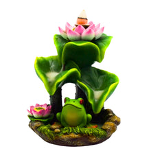 Load image into Gallery viewer, Frog Back Flow Incense Burner - Down To Earth
