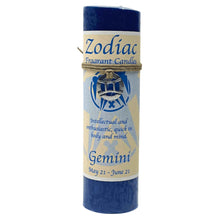 Load image into Gallery viewer, Gemini Zodiac Pillar Candle - Down To Earth

