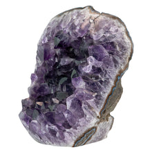 Load image into Gallery viewer, Amethyst Cut Base Geode Cluster large on a white background photo - Down to Earth
