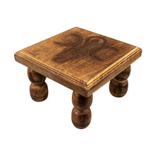 Load image into Gallery viewer, &quot;Goddess Altar Table that is 4&#39;&#39; x 4&#39;&#39; x 4&#39;&#39; on a white background,&quot; - Down to Earth.
