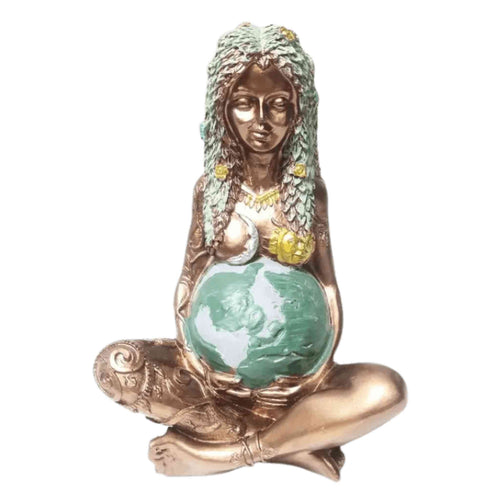 Goddess Gaia Statue: Millyear Mother Earth Front - Down To Earth