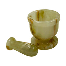 Load image into Gallery viewer, Green Onyx Mortar and Pestle - Down To Earth
