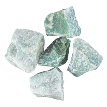Load image into Gallery viewer, Green Quartz Raw on a white background - Down to Earth 
