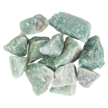 Load image into Gallery viewer, Collection of rough green aventurine stones on a white background - Down to Earth
